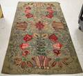 Pot of Flowers Pattern Hooked Rug