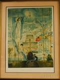 Attributed to Salvador Dali Spanish 19041989 Discovery of America by Christopher Columbus
