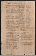 Broadside Revolutionary War Gage Thomas 17211787
