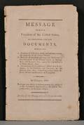 Jefferson Thomas 17431826 Presidential Message Concerning Military Arms