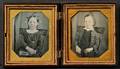 Two Sixth Plate Daguerreotype Portraits of A Boy and a Girl