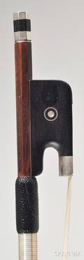 Silver Mounted Violoncello Bow Egid Durfler