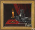 American oil on canvas still life 20th c