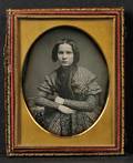Quarter Plate Daguerreotype Portrait of a Young Lady