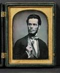 Quarter Plate Daguerreotype Portrait of a Young Man Wearing Spectacles