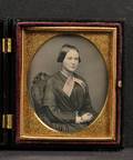 Sixth Plate Daguerreotype Portrait of a Seated Young Woman