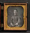 Sixth Plate Daguerreotype Portrait of a Seated Young Girl