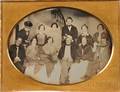 Half Plate Daguerreotype Depicting Members of the Wachusett Theater Group