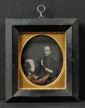 Sixth Plate Daguerreotype Portrait of a Seated Military Officer in Dress Uniform