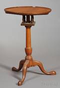 Chippendale Walnut Tilttop Candlestand