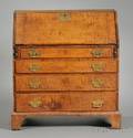 Queen Anne Tiger Maple Slantlid Desk