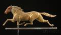 Large Molded Copper Running Horse Weather Vane