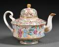 Chinese Export Porcelain Mandarindecorated Teapot