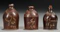 Three Miniature Souvenir Stoneware Jugs