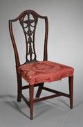 Federal Carved Mahogany Side Chair