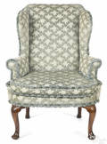 George II mahogany easy chair ca 1750