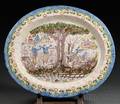 Large French Faience Platter
