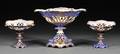 Three Old Parisstyle Porcelain Compotes