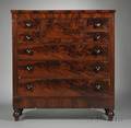 Edwardian Flame Mahogany Secretary Bureau