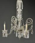 Threelight Baccarat Crystal Chandelier