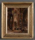 Attributed to Federico Moja Italian 18021885 Interior San Marco Venice