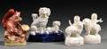 Four Victorian Staffordshire Animals