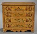 Faux Grained and Painted Dolls Chest of Drawers