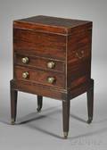 Mahogany Cellarette on Stand