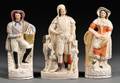 Three Victorian Staffordshire Pottery Figures