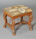French Walnut Footstool