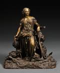 Bronze Allegorical Figure of Hope