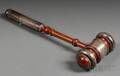 Sterlingmounted Hardwood Presentation Gavel