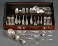 Wallace Sterling Grand Baroque Pattern Partial Flatware Service