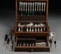 Lunt Sterling Rondelay Pattern Flatware Service for Twelve