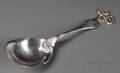 Shreve  Co Sterling Art Nouveau Serving Spoon
