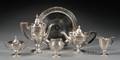 Six Piece Tiffany  Co Sterling Tea and Coffee Service