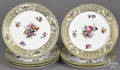 Seven Bavaria porcelain cabinet plates