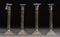 Set of Four Mauser Weighted Sterling Candlesticks