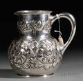 Bigelow Kennard  Co Repousse Sterling Water Pitcher