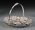 Reticulated American Sterling Fruit Basket
