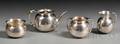 Four Piece Gorham Aesthetic Movement Sterling Tea Set