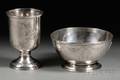 Two Coin Silver Tableware Items