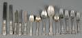 Tiffany Sterling English King Pattern Partial Flatware Service
