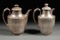 Pair of Victorian Silver Pots
