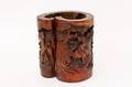 Chinese Carved Bamboo Brush Pot