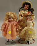 Three Small Bisque Dolls
