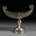 Continental Silver Incense Boat