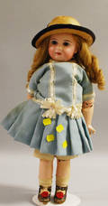 French Bisque Head Doll Incised Depose Jumeau