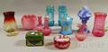 Twelve Pieces of Victorian and Other Art Glass