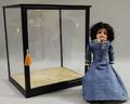 Kestner 154 Shoulderhead Doll with Glass Display Case
